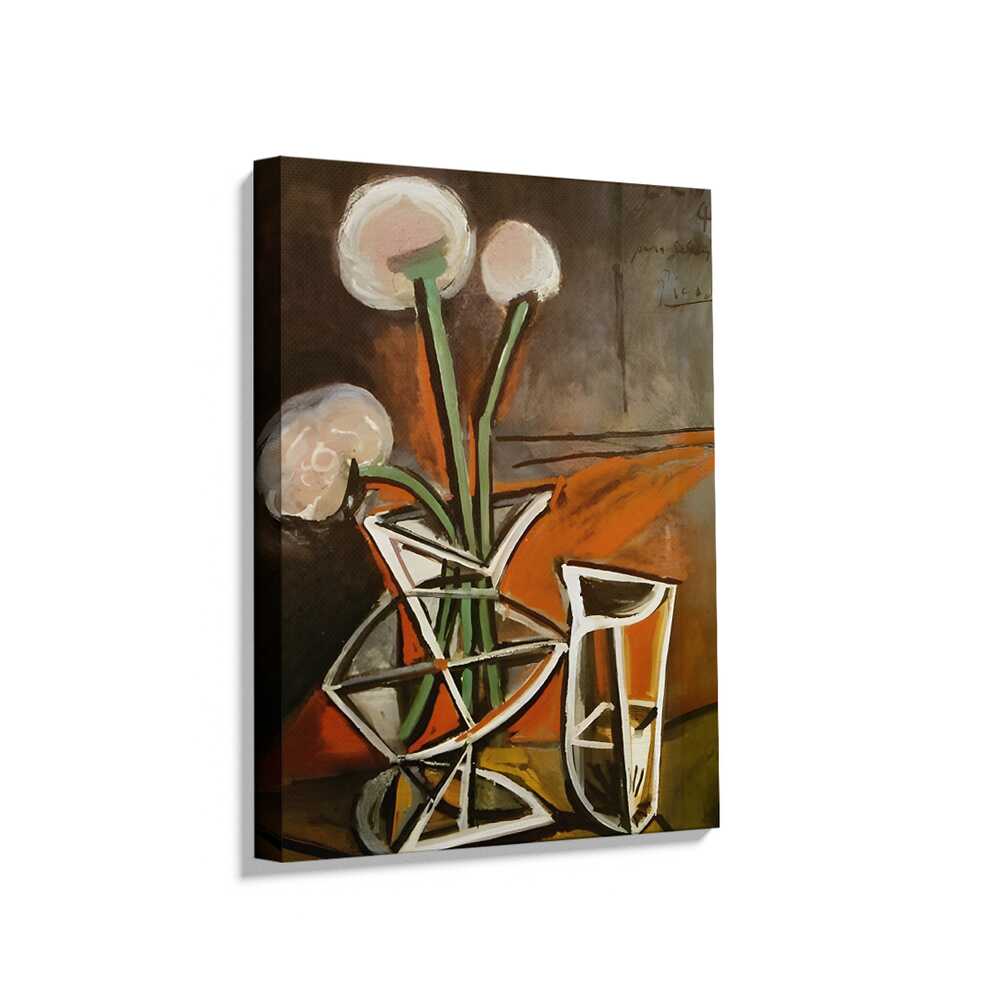 Picasoul - Picasoul Curated - Geometric Floral Still Life - Wall Decor