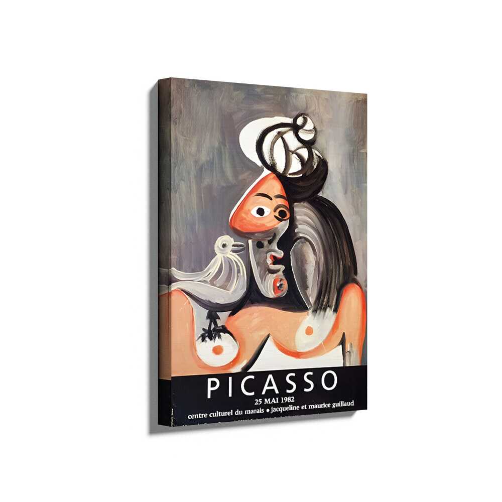 Picasoul - Picasoul Curated - Woman With Bird - Wall Decor