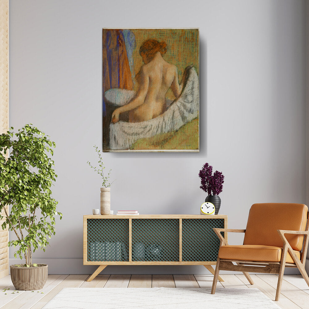 After The Bath Woman With A To