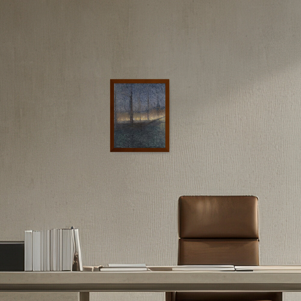 Evening In Kornhamnstorg - Framed Canvas