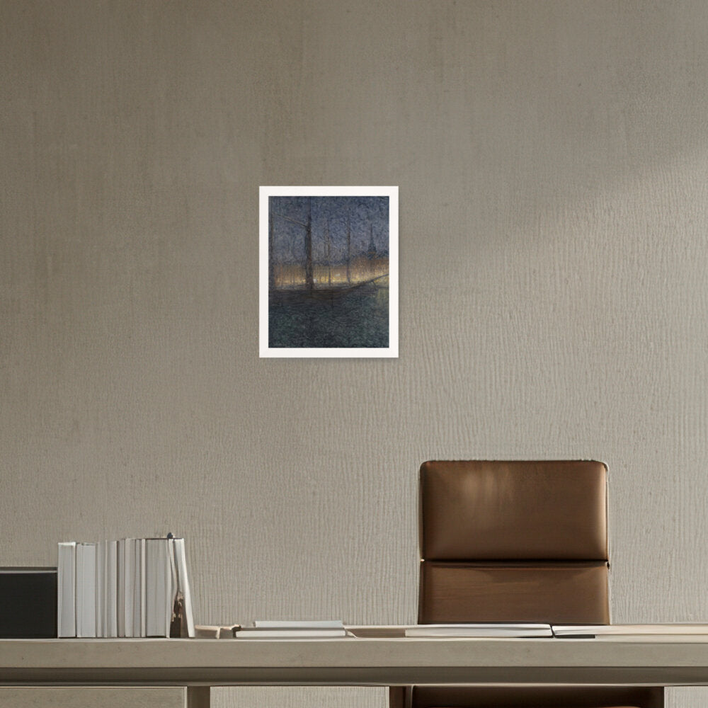 Evening In Kornhamnstorg - Framed Canvas