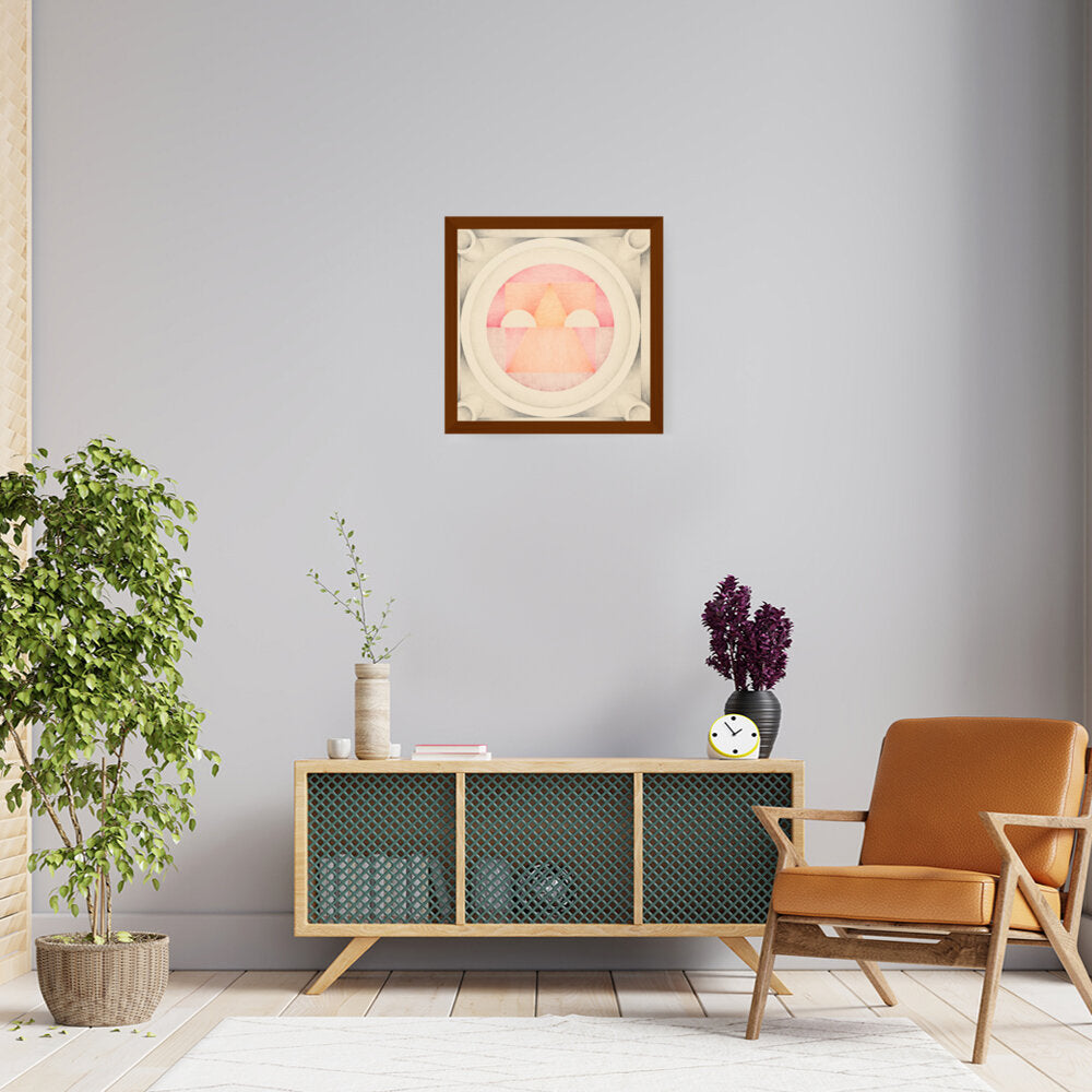 A Circle - Framed Canvas