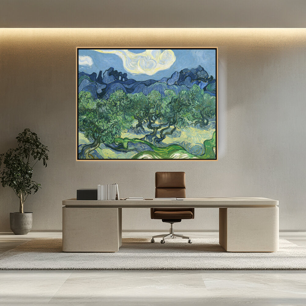 Artist7 - Art - Olive Trees - FLOATING FRAME