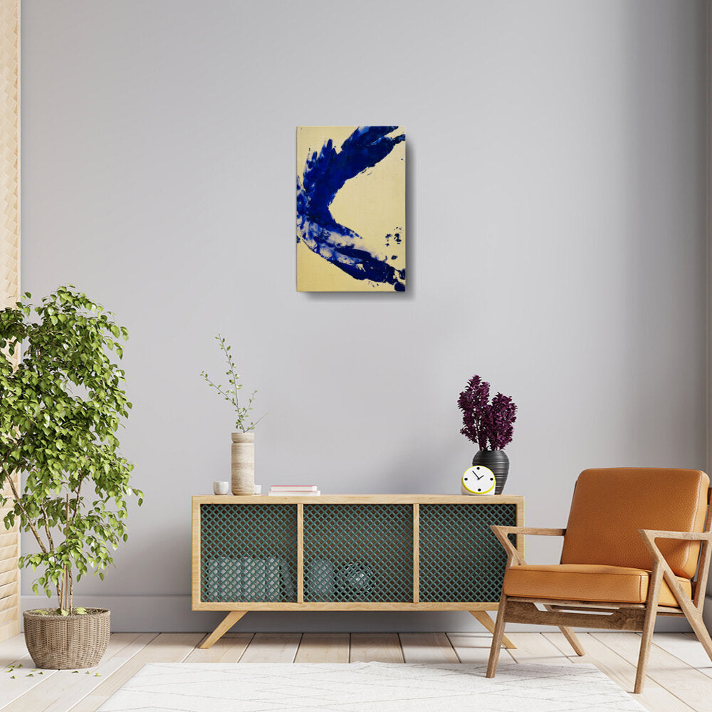 Blue Splash - Wall Canvas