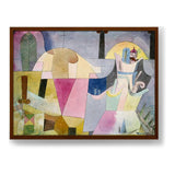 Abstract Landscape Dream - Framed Canvas