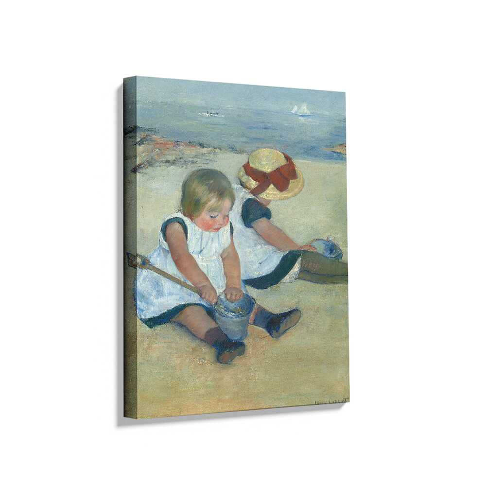 Picasoul - Picasoul Curated - Children Playing On The Beach - Wall Decor