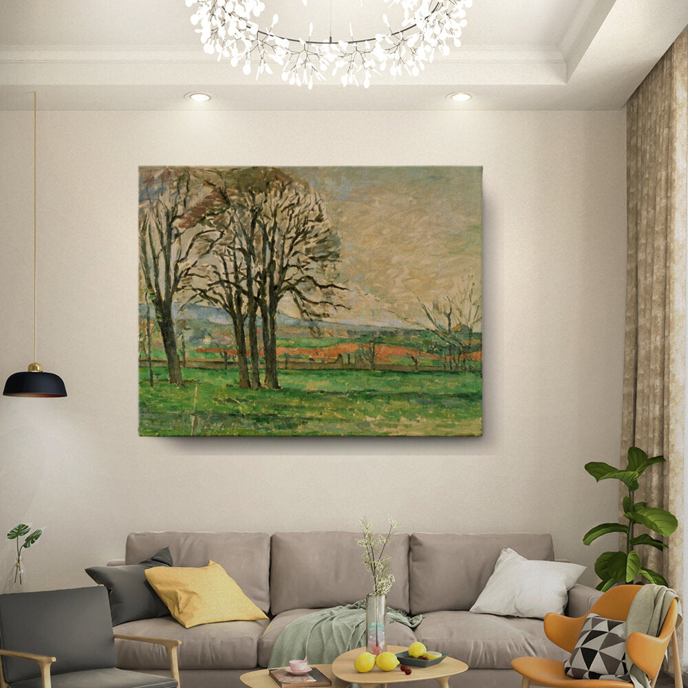 Barren Trees In A Landscape