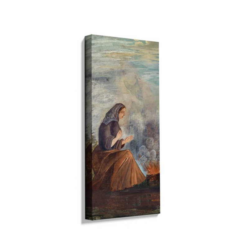 Picasoul - Picasoul Curated - Woman By The Fire - Wall Decor