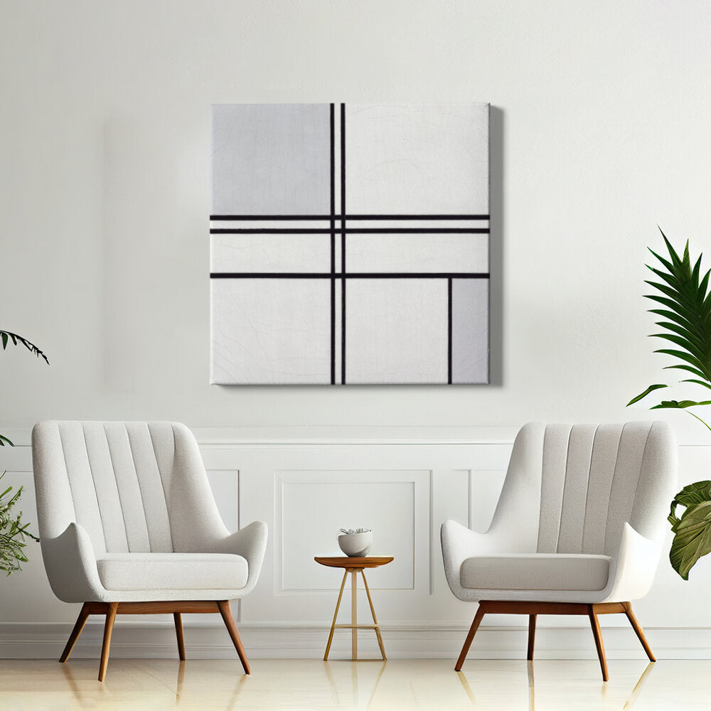 Abstract Grid With Orange