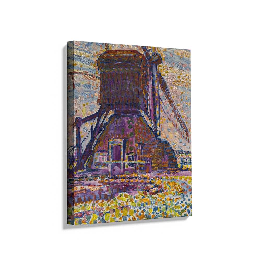 Picasoul - Picasoul Curated - Colorful Windmill Landscape - Wall Decor