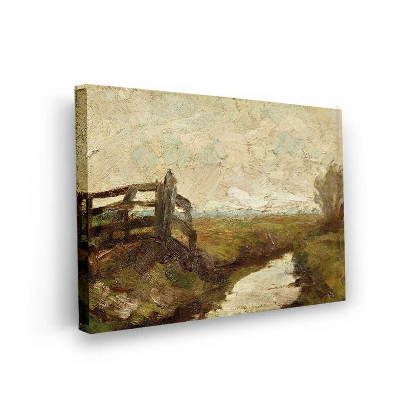 Picasoul - Picasoul Curated - Rural Landscape With Fence - Wall Decor