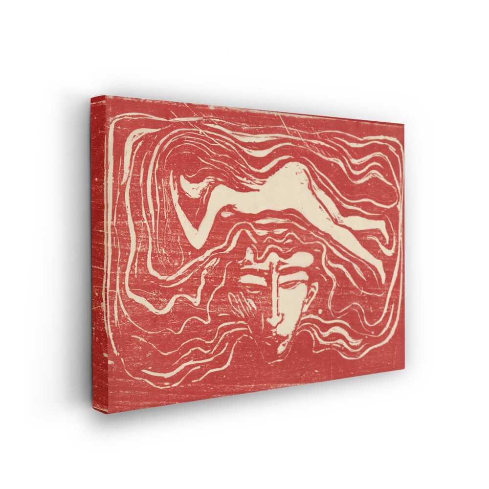 Picasoul - Picasoul Curated - Red Abstract Form - Wall Decor