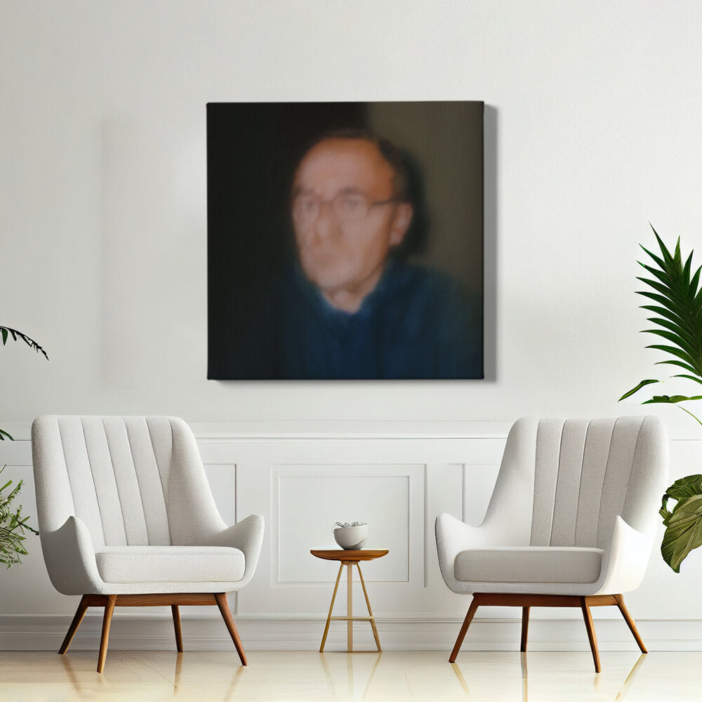 Blurry Portrait Of An Elderly Man