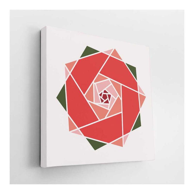 Picasoul - Picasoul Curated - Geometric Rose - Wall Decor