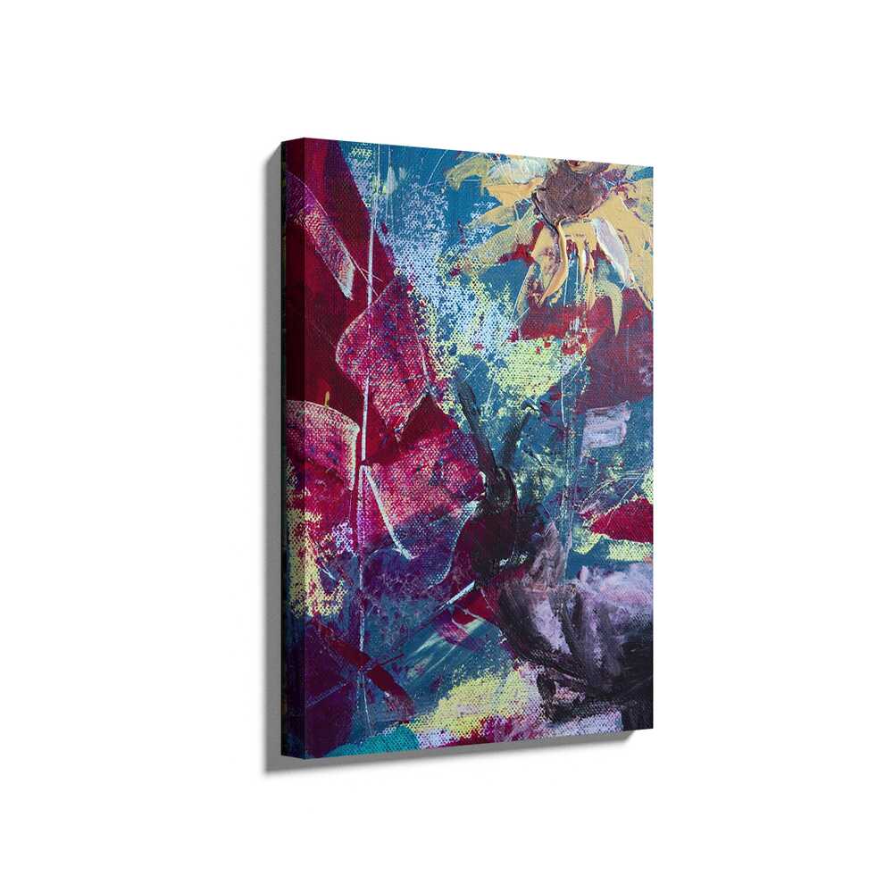 Picasoul - Picasoul Curated - Vibrant Floral Burst 001 - Wall Decor