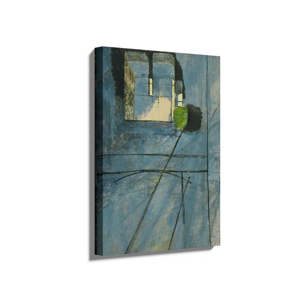 Picasoul - Picasoul Curated - Abstract Landscape With Green Element - Wall Decor