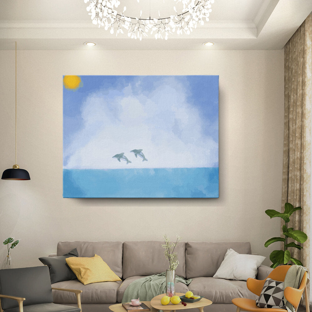 Dolphins In Motion