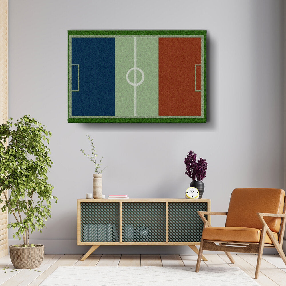 Colorful Soccer Field Design