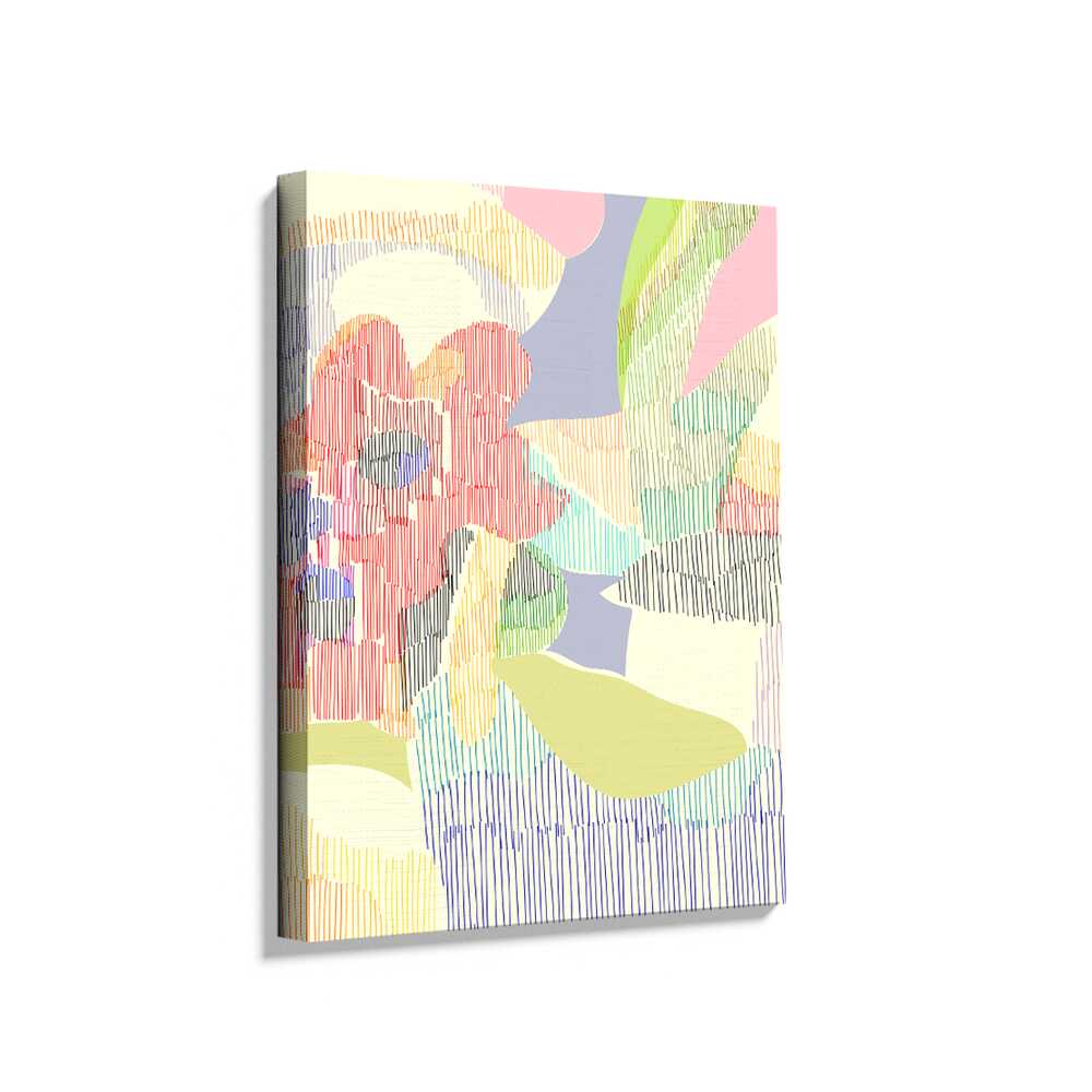 Picasoul - Picasoul Curated - Colorful Floral Abstraction - Wall Decor