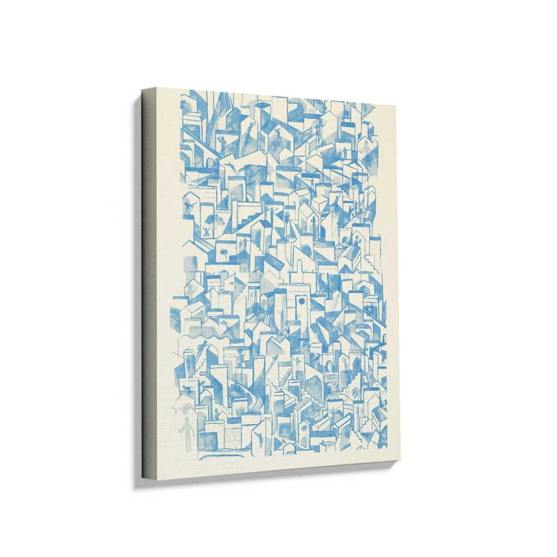 Picasoul - Picasoul Curated - Blue Cityscape - Wall Decor