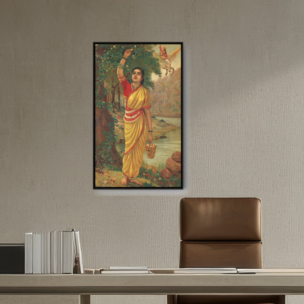 Ahalya Indravalokan - FLOATING FRAME