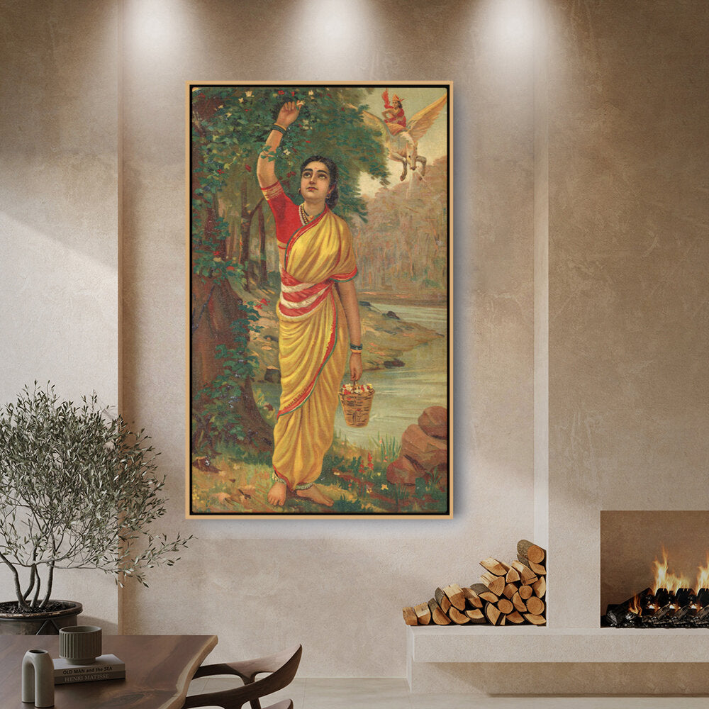 Ahalya Indravalokan - FLOATING FRAME