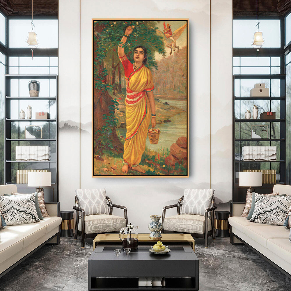 Ahalya Indravalokan - FLOATING FRAME