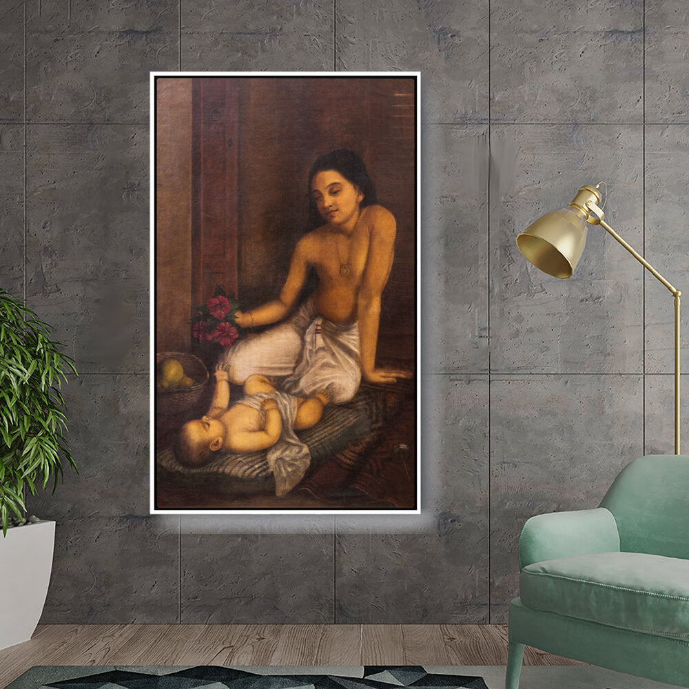 Baby And Princess - FLOATING FRAME