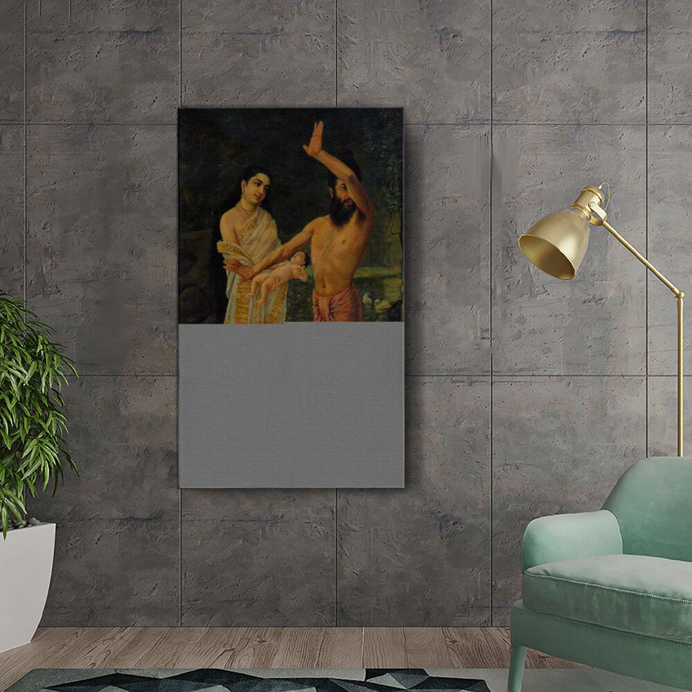 Birth Of Shakuntala - Wall Canvas