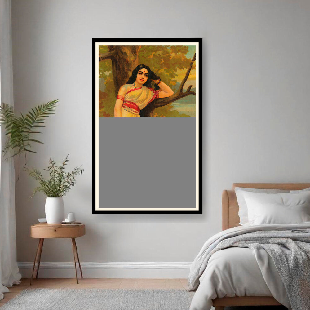 Ravi - Varma - Ahalya - WALL MOUNT FRAME