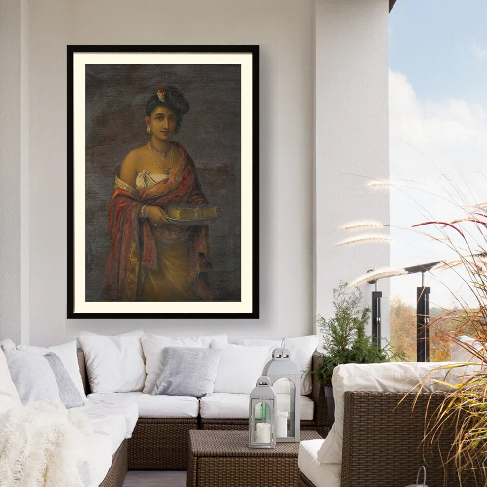 The Maharani Of Travancore - WALL MOUNT FRAME