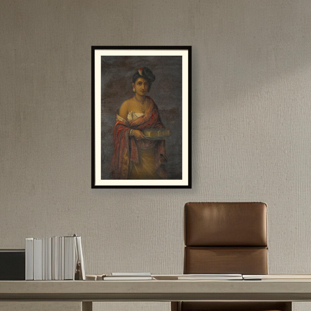 The Maharani Of Travancore - WALL MOUNT FRAME
