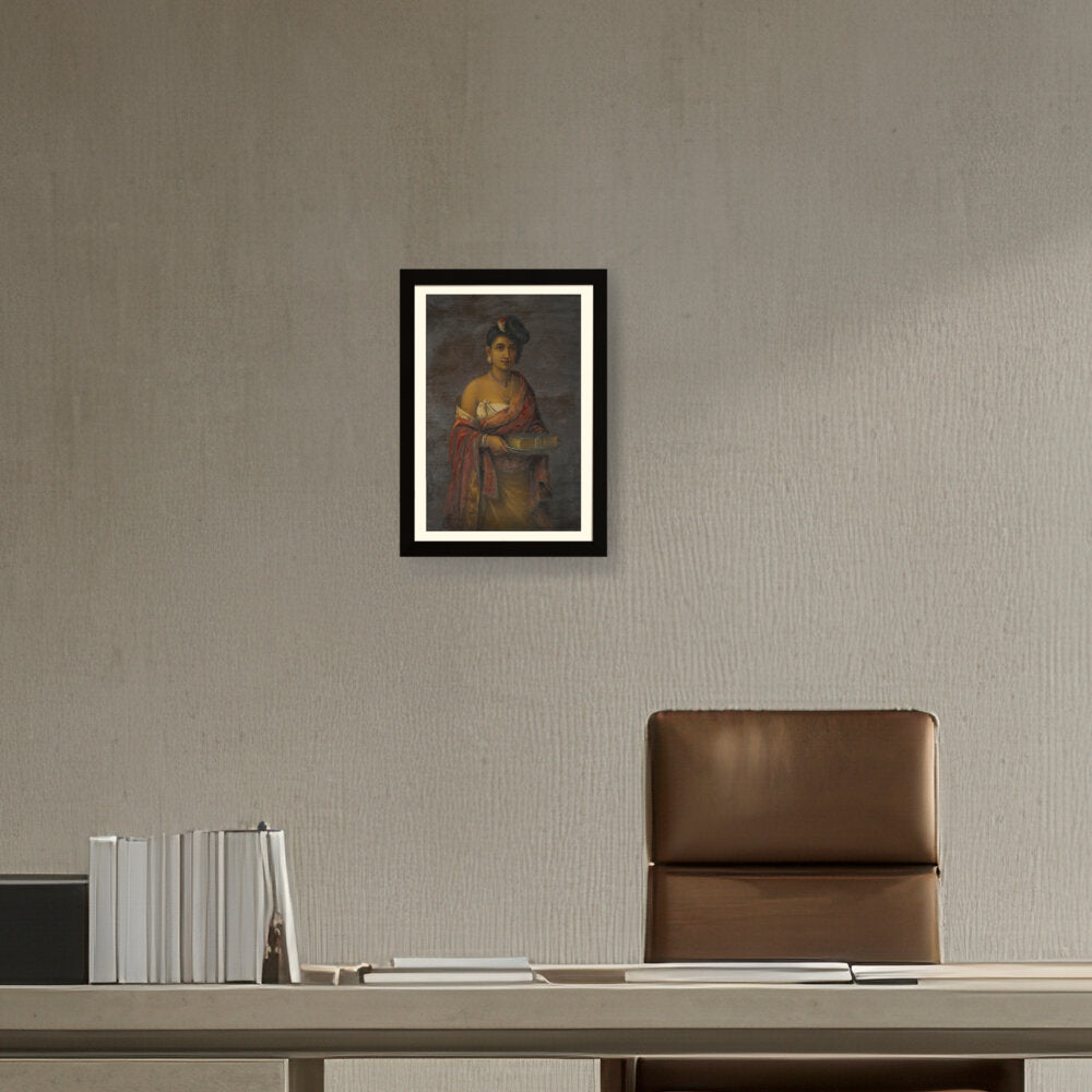 The Maharani Of Travancore - WALL MOUNT FRAME