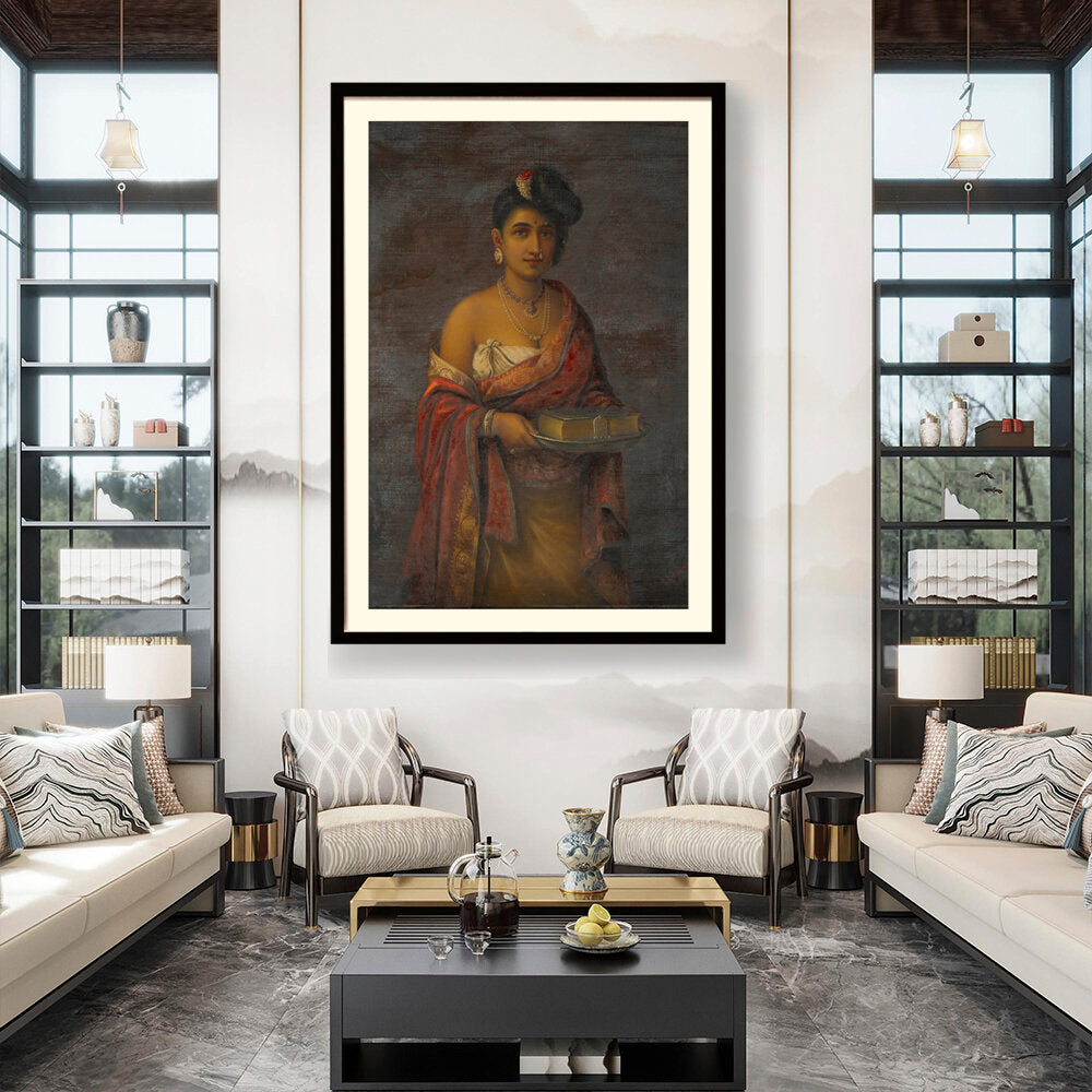 The Maharani Of Travancore - WALL MOUNT FRAME