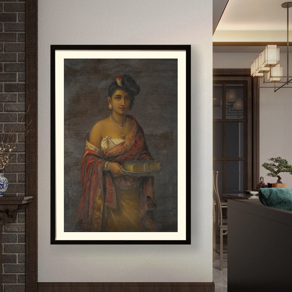 The Maharani Of Travancore - WALL MOUNT FRAME