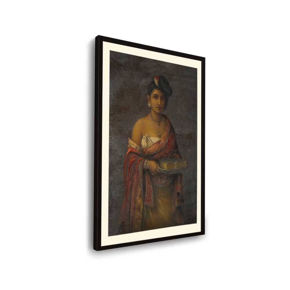The Maharani Of Travancore - WALL MOUNT FRAME
