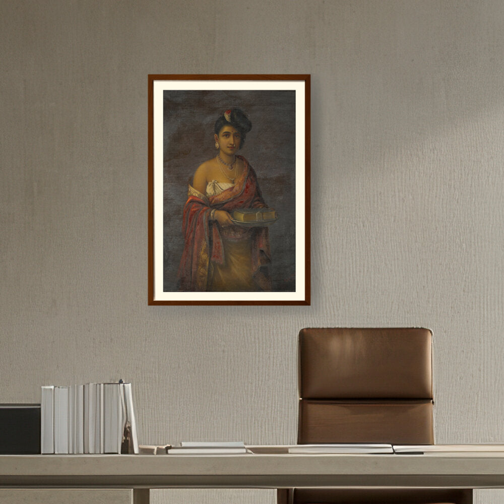 The Maharani Of Travancore - WALL MOUNT FRAME
