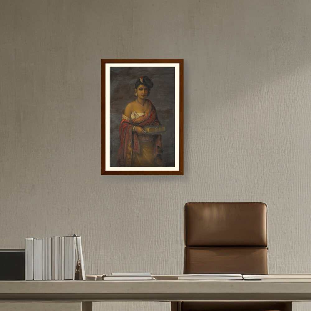 The Maharani Of Travancore - WALL MOUNT FRAME