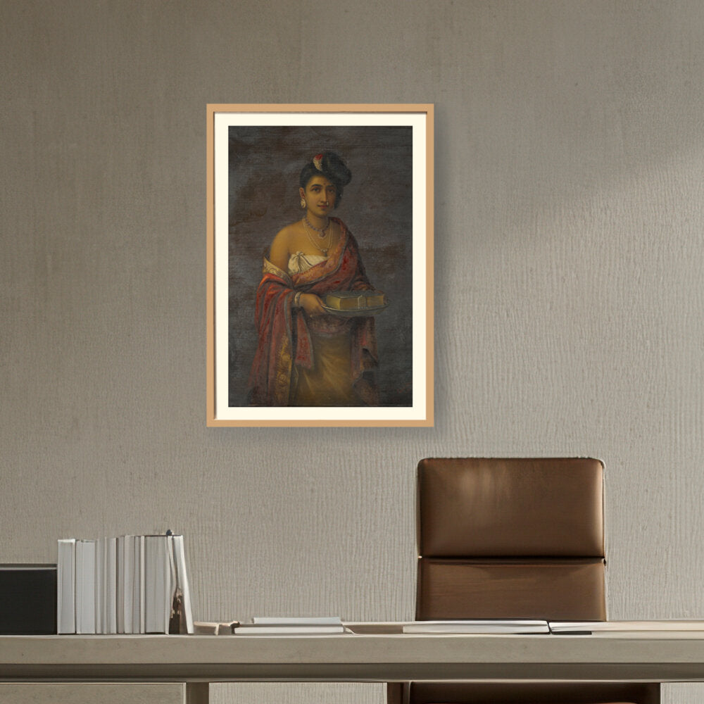 The Maharani Of Travancore - WALL MOUNT FRAME