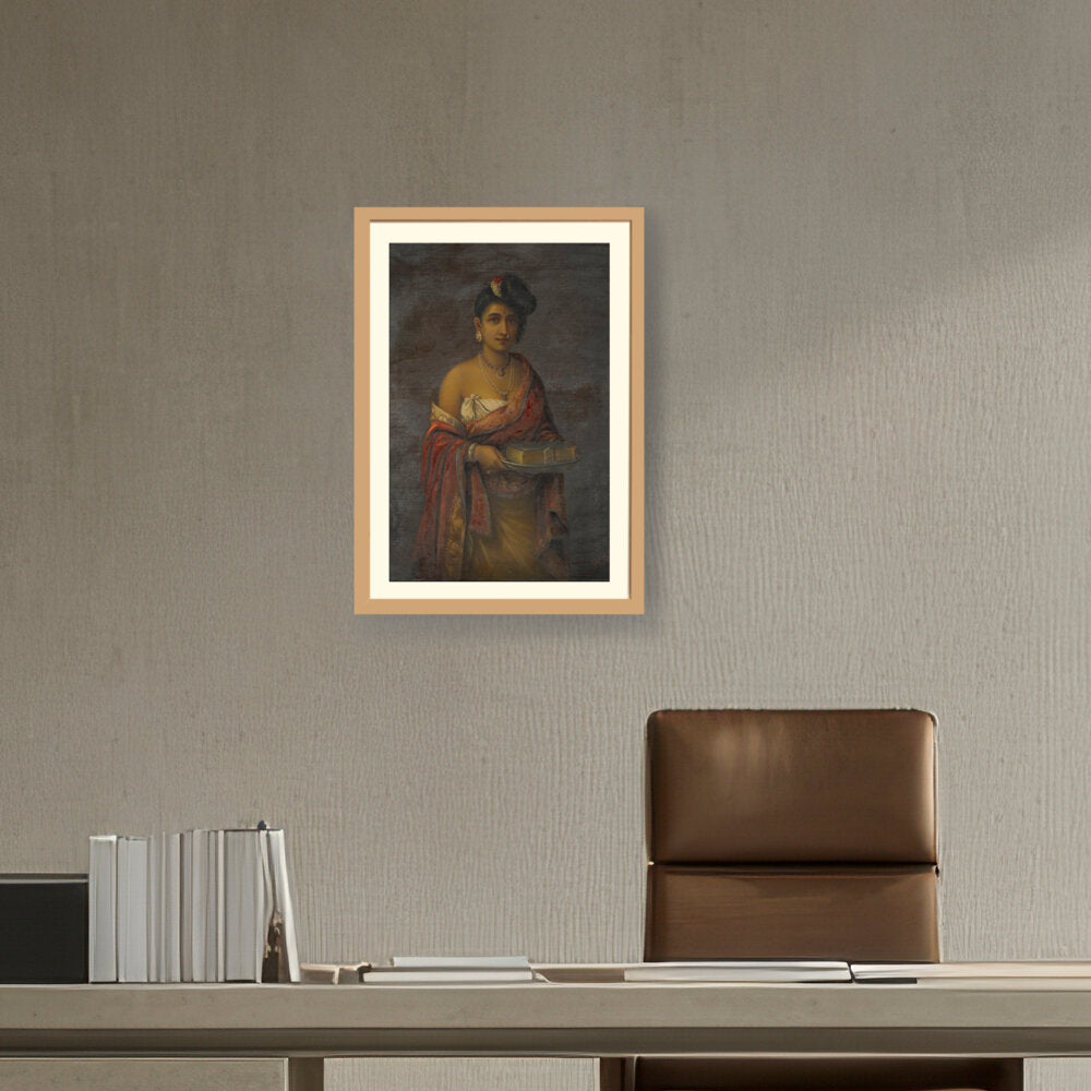 The Maharani Of Travancore - WALL MOUNT FRAME