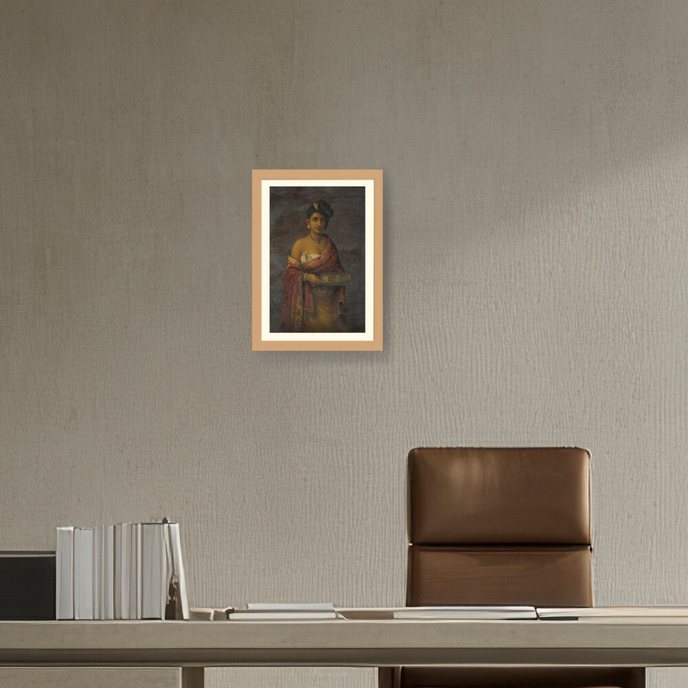 The Maharani Of Travancore - WALL MOUNT FRAME