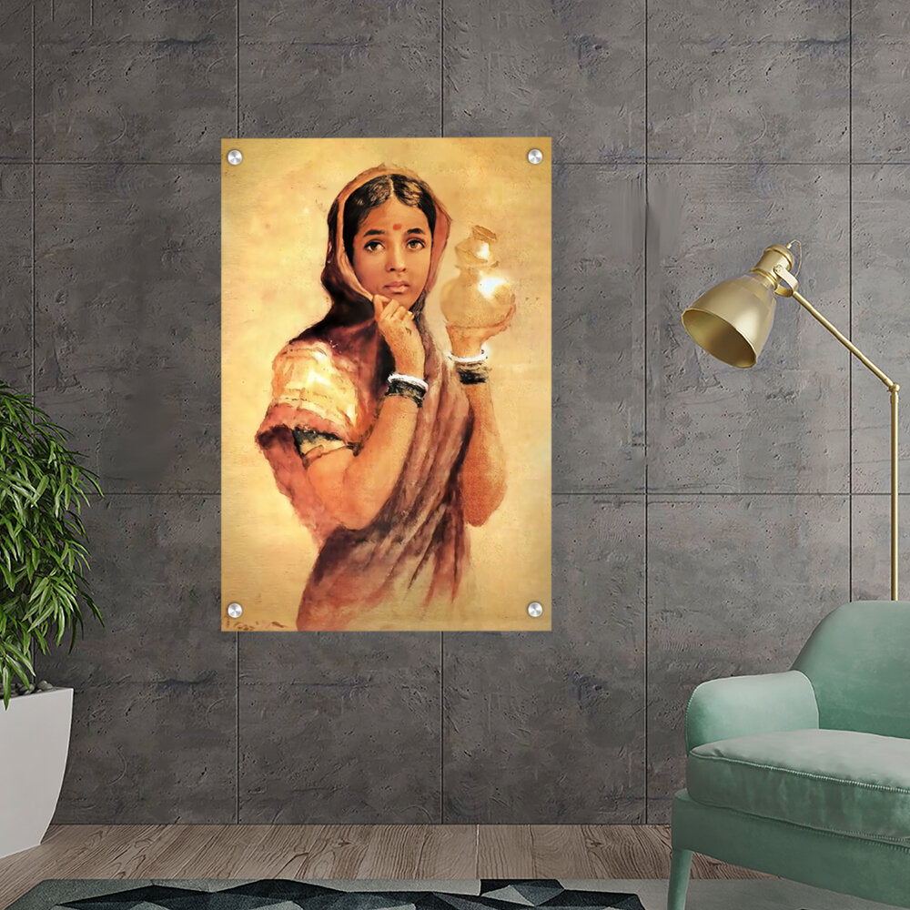 The Milkmaid - Acrylic Wall Photo