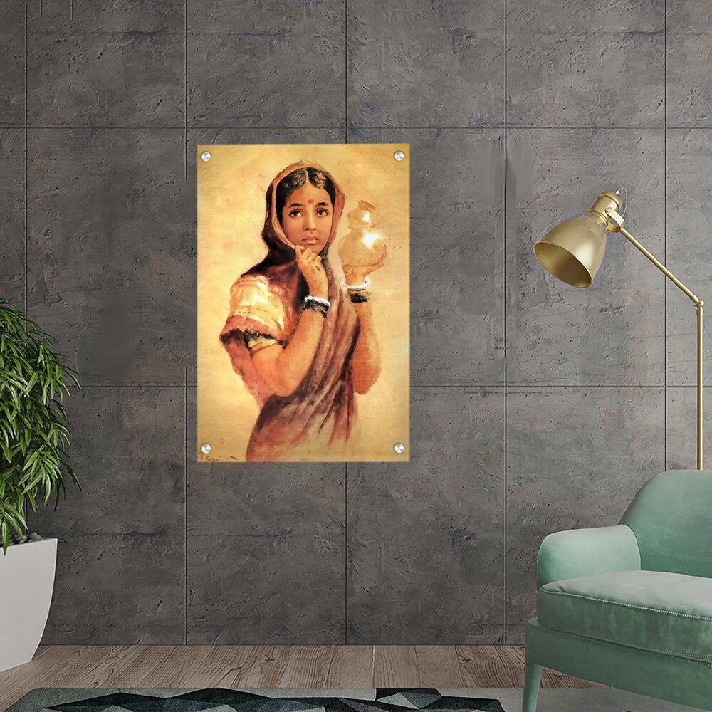 The Milkmaid - Acrylic Wall Photo