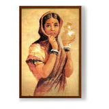 The Milkmaid - Framed Canvas