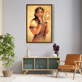 The Milkmaid - Framed Canvas