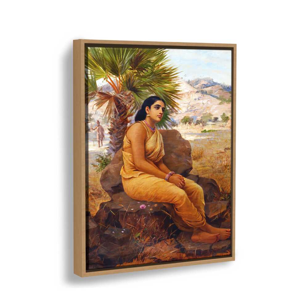 Shakuntala Lost In Thoughts - FLOATING FRAME