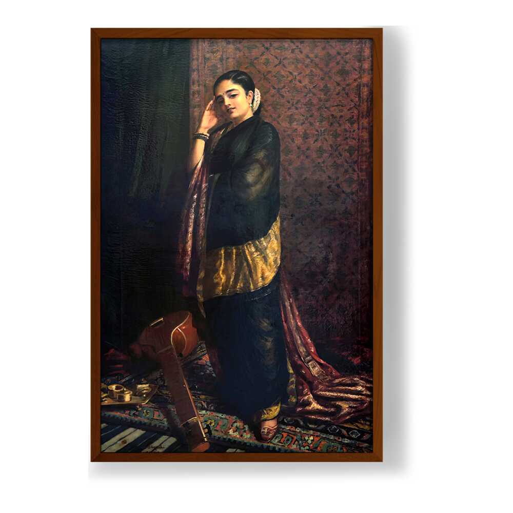 The Bombay Singer - Framed Canvas