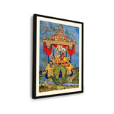 Lord Rama Pushpakaviman - WALL MOUNT FRAME