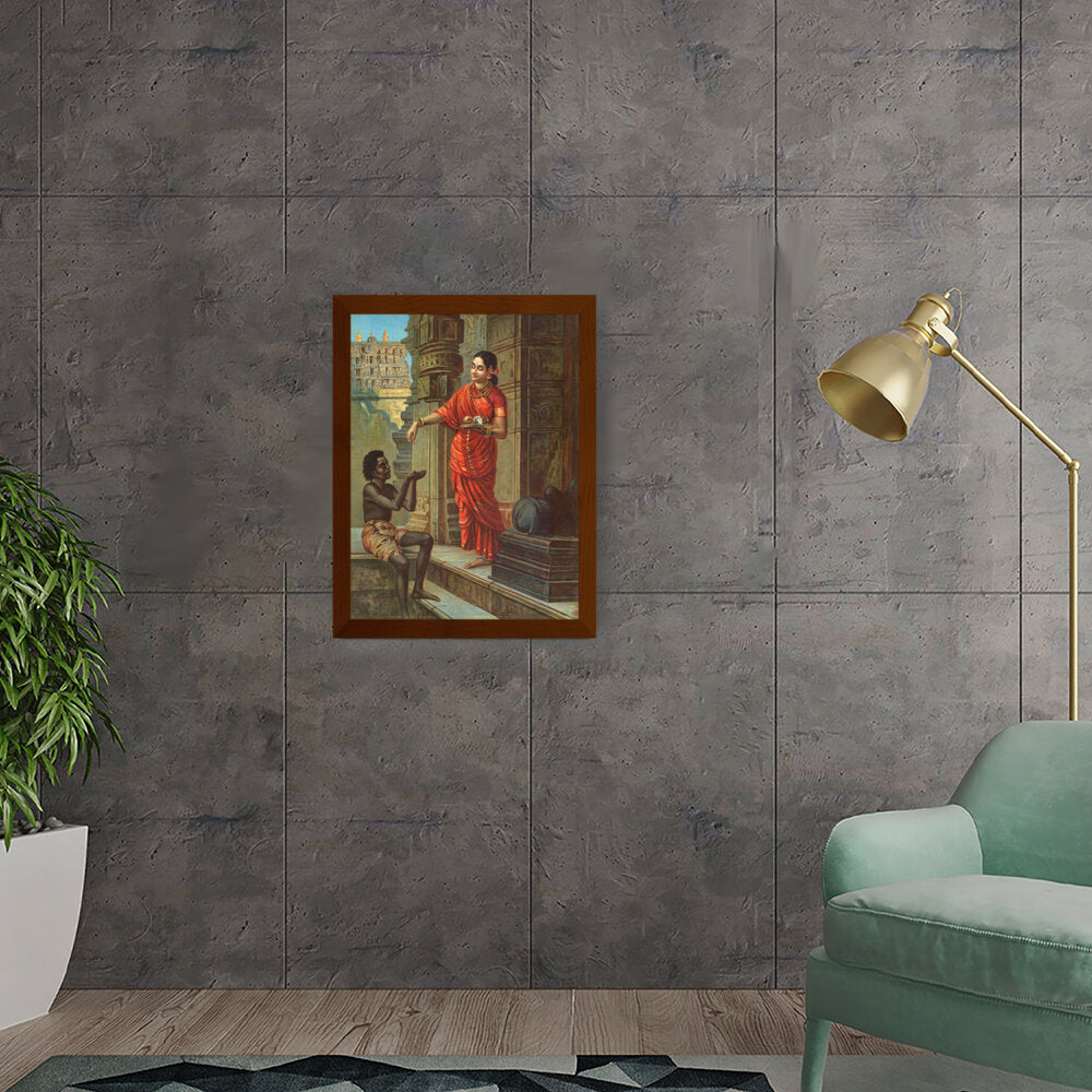 The Mandodari - Framed Canvas