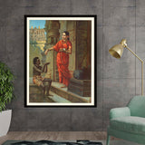 Ravi - Varma - The Mandodari - WALL MOUNT FRAME